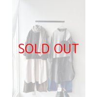 *sale50%off* RINEN 40/1ライトモールスキン スタンドカラーワンピース