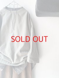 *sale30%off* prit 40/1ネルモールスキン 7分袖ボトルネックプルオーバー