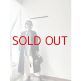 prit 25/1フレンチリネンツイル起毛 ノーカラーコート