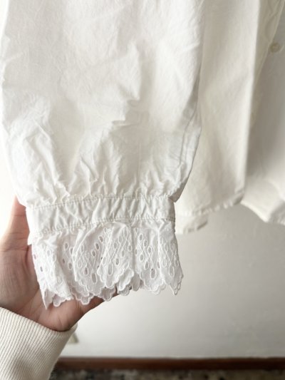 画像4: grin コットンリネンダンプ ピンタックシャツ【クリックポスト(185円)発送可能】