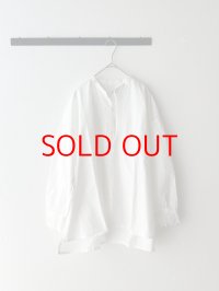 grin コットンリネンダンプ ピンタックシャツ【クリックポスト（185円）発送可能】