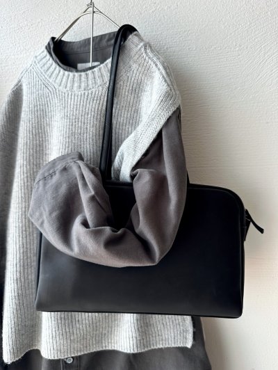 画像6: prit 2/15ラムウール7G片畦編み サイドリボンベスト