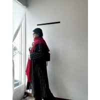 Vlas Blomme Vintage Multi Stripe アトリエコート (unisex)