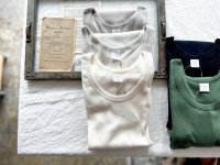 nouvelles du paradis コットンテレコ クルーネック【クリックポスト発送可】