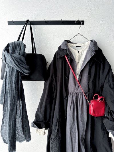 画像9: Veritecoeur ボックスタック切替ワンピース