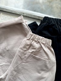 prit 30/1三本引き揃えドビーツイル両面起毛 コクーンパンツ 