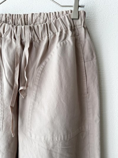 画像4: prit 30/1三本引き揃えドビーツイル両面起毛 コクーンパンツ 