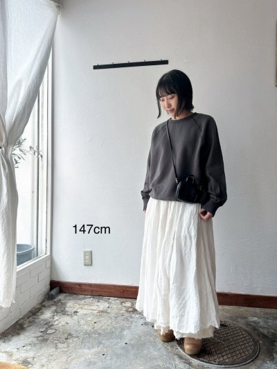 画像2: prit 30/10裏毛起毛 ラグランスリーブプルオーバー 