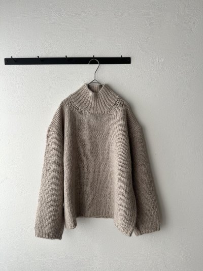 画像2: Véritécoeur ハンドニットハイネックプルオーバー