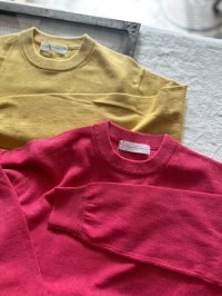 nouvelles du paradis ムーコットン クルーネックニット