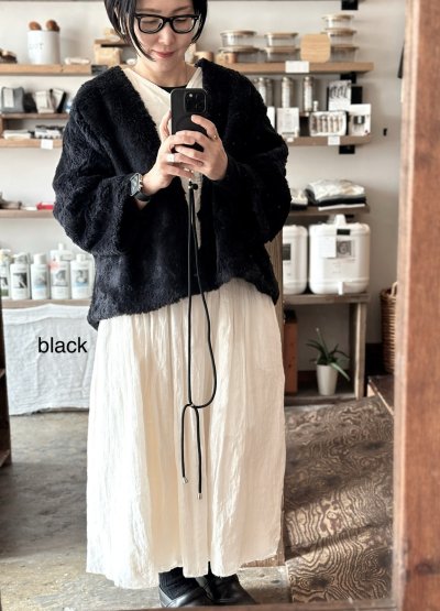 画像5: Véritécoeur リネンウールショールジャケット