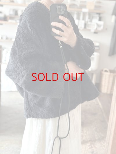 画像1: Véritécoeur リネンウールショールジャケット