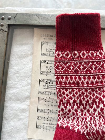 画像7: NISHIGUCHI KUTSUSHITA ウールジャガードソックスS(23~25cm) 