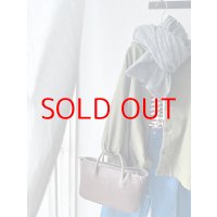 prit 甘撚ドビースエード起毛 ネルカラー裾ヒモショートブルゾン