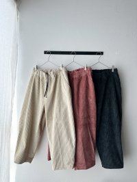 【antique white,12中旬再入荷】Luminaes ゆったりコーデュロイパンツ