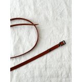 non-fragile 本革 極細ロングベルト