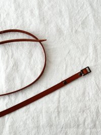 non-fragile 本革 極細ロングベルト