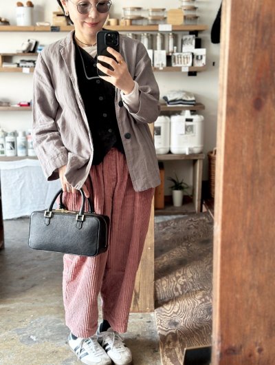 画像7: Luminaes ゆったりコーデュロイパンツ