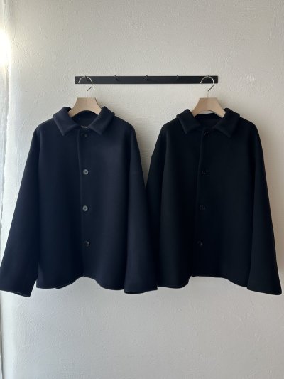 画像1: Véritécoeur メルトンショートコート