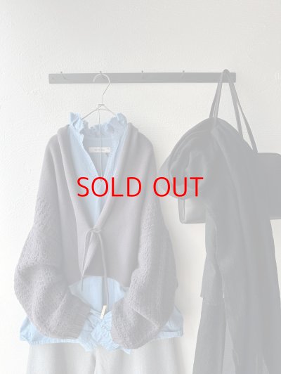 画像1: Vlas Blomme Tasmanian Wool 2wayボレロ