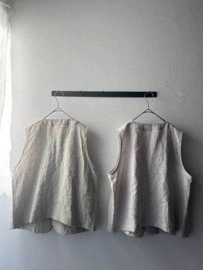 画像8: Luminaes 起毛リネン クルーベスト