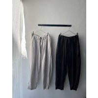 Luminaes 起毛リネン タックバレルPT