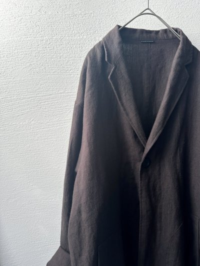 画像4: Luminaes 起毛リネン ジャケットコート【unisex】
