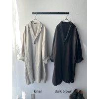 Luminaes 起毛リネン ジャケットコート【unisex】