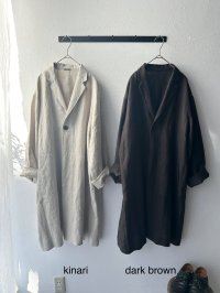 Luminaes 起毛リネン ジャケットコート【unisex】