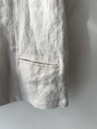 画像6: Luminaes 起毛リネン クルーベスト