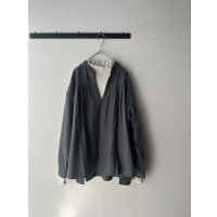 grin 綿ビエラ スキッパープルオーバー