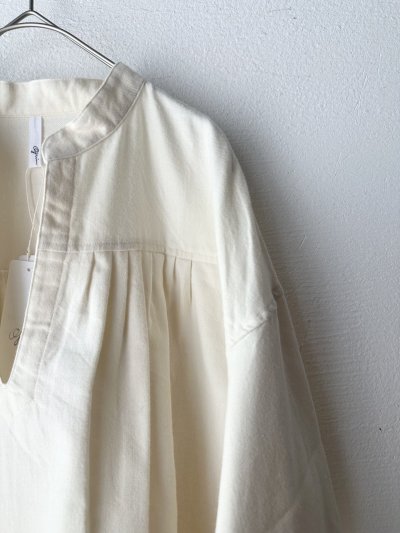 画像6: grin 綿ビエラ スキッパープルオーバー