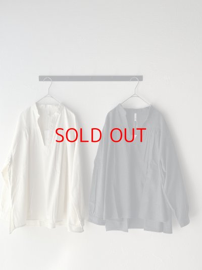 画像9: grin 綿ビエラ スキッパープルオーバー