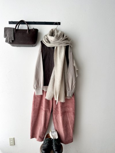 画像6: Luminaes ゆったりコーデュロイパンツ