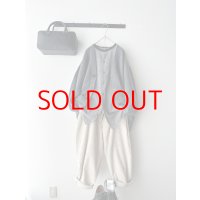 *sale30%off* prit 2/15ラムウール5G天竺編み Vネックワイドカーディガン