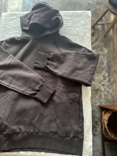 画像3: prit 30/10裏毛起毛 ラグランスリーブ フードプルオーバー 