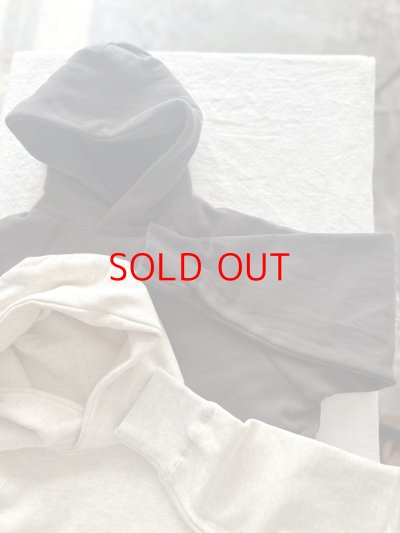 画像1: prit 30/10裏毛起毛 ラグランスリーブ フードプルオーバー 