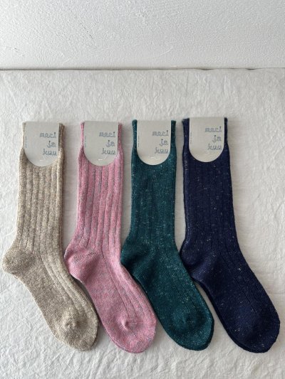 画像3: meri ja kuu(メリヤクー) KASURI tam rib【３足までクリックポスト(185円) 】