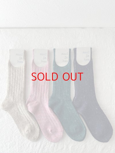 画像3: meri ja kuu(メリヤクー) KASURI tam rib【３足までクリックポスト(185円) 】