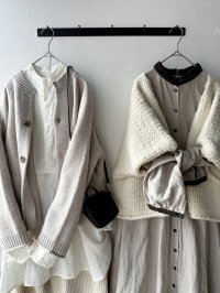 Véritécoeur ウールリネンヨークシャツ