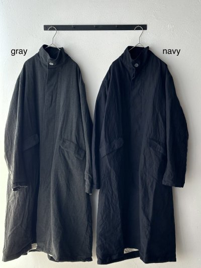 画像2: Véritécoeur ウールリネンコート