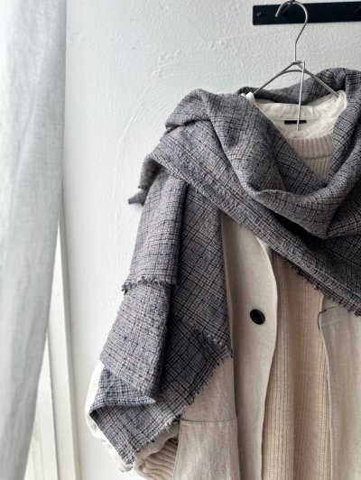 画像3: Véritécoeur グレンチェックストール