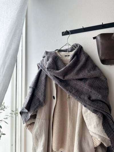 画像6: Véritécoeur グレンチェックストール