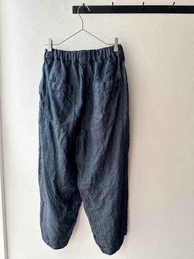 画像4: Luminaes リネンデニム コクーンPT