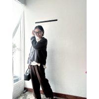 prit 25/1フレンチリネンツイル起毛 ノーカラージャケット