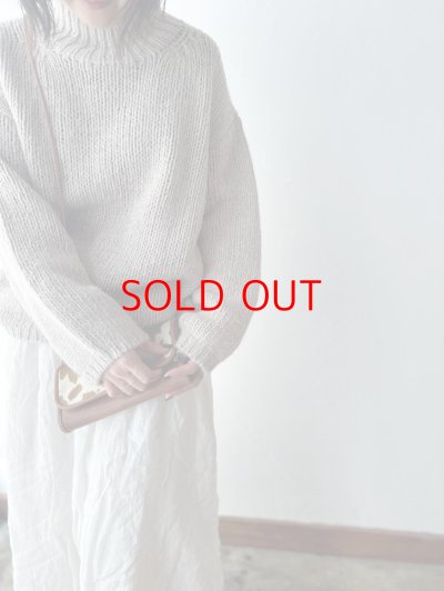 画像5: Véritécoeur ハンドニットハイネックプルオーバー