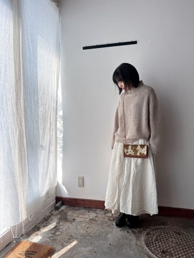 画像2: Véritécoeur ハンドニットハイネックプルオーバー