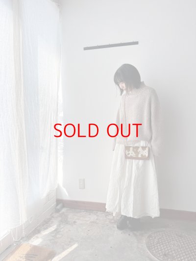 画像2: Véritécoeur ハンドニットハイネックプルオーバー