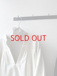 grin 綿ビエラ スキッパープルオーバー