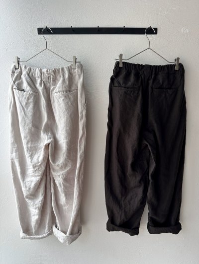 画像8: Luminaes 起毛リネン タックバレルPT